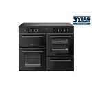 BELLING 444411835 Farmhouse 110cm Electric Range Cooker - Black