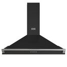 STOVES 444411658 RICHMOND Pyramid Chimney Cooker Hood 100PYR Black