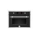 Bertazzoni F457HERVTNE Heritage Series TFT Touch Display 45cm Combi-Steam Oven Matt Black
