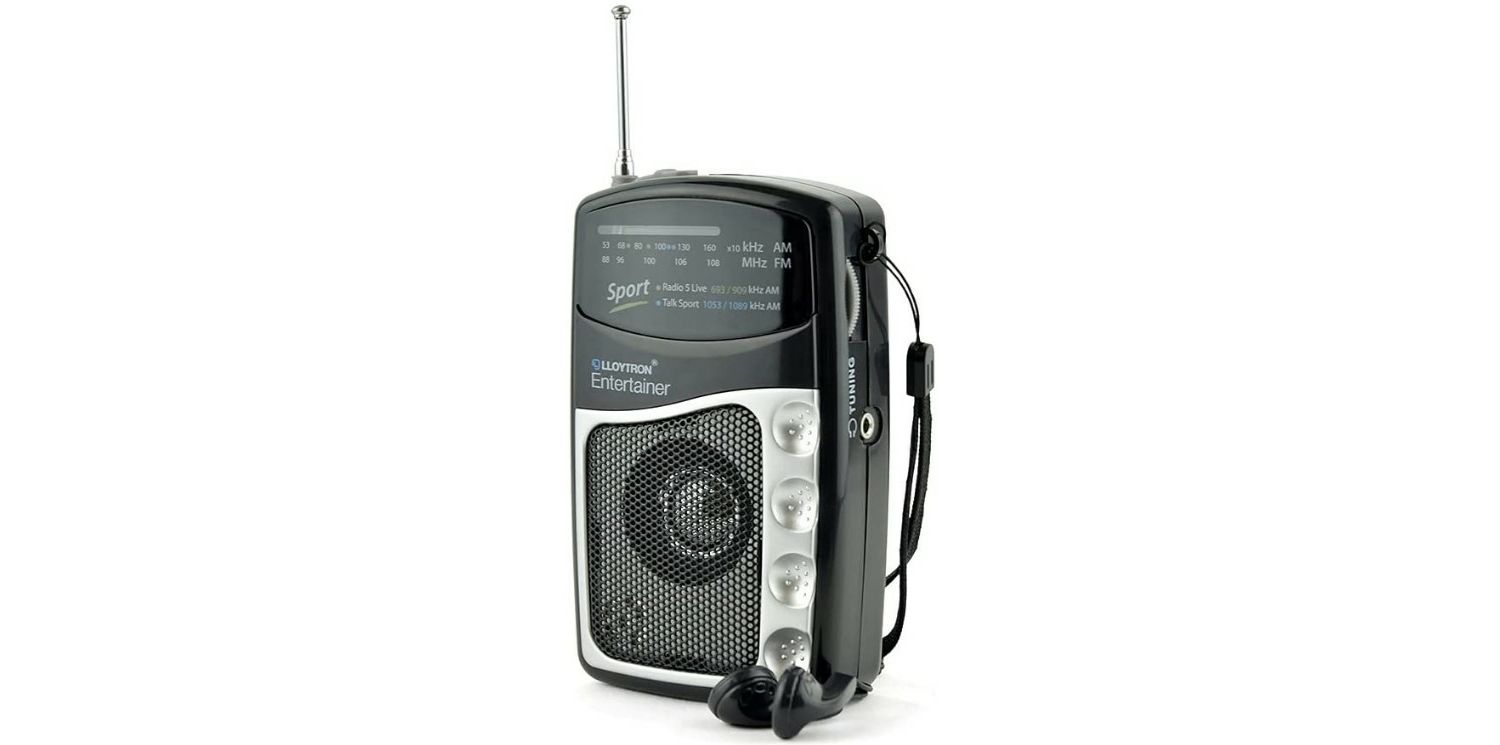 Buy LLOYTRON N2201BK-A Entertainer 2 Band Personal Sports Radio