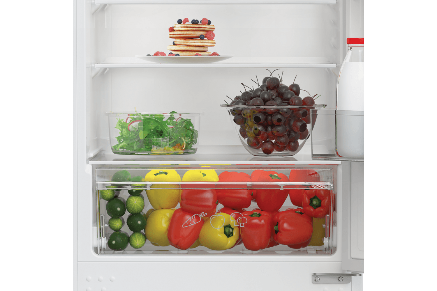 Buy ZENITH ZICSD455 54cm 50/50 Manual Integrated Fridge Freezer