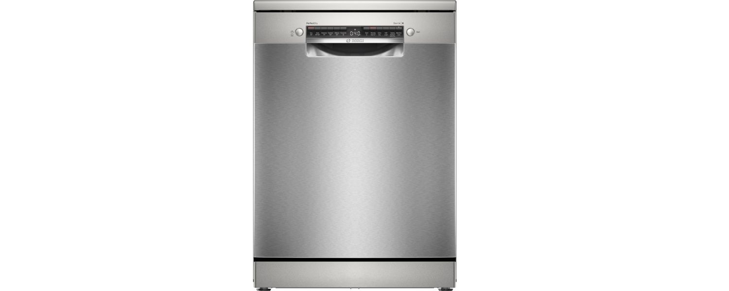 Buy BOSCH SMS6ZCI10G Series 6 Freestanding 60cm Dishwasher - Inox