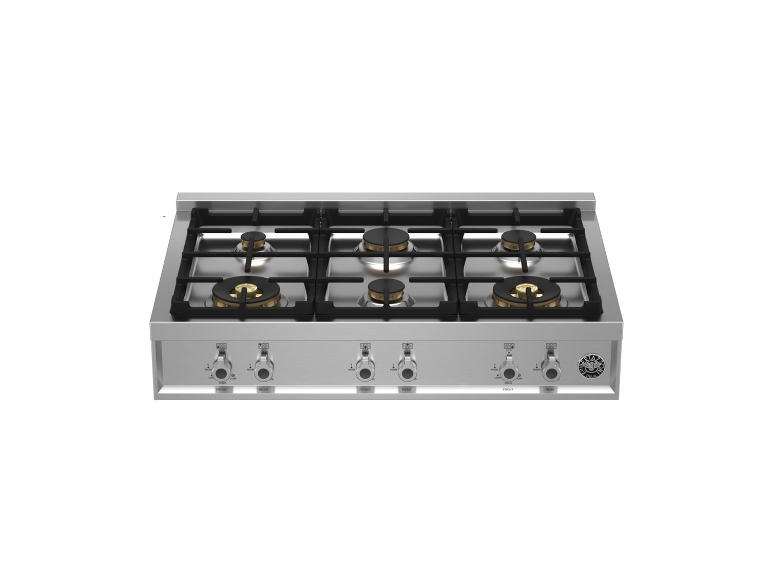 Buy BERTAZZONI RT366PROX Professional 90cm Rangetop 6 Brass