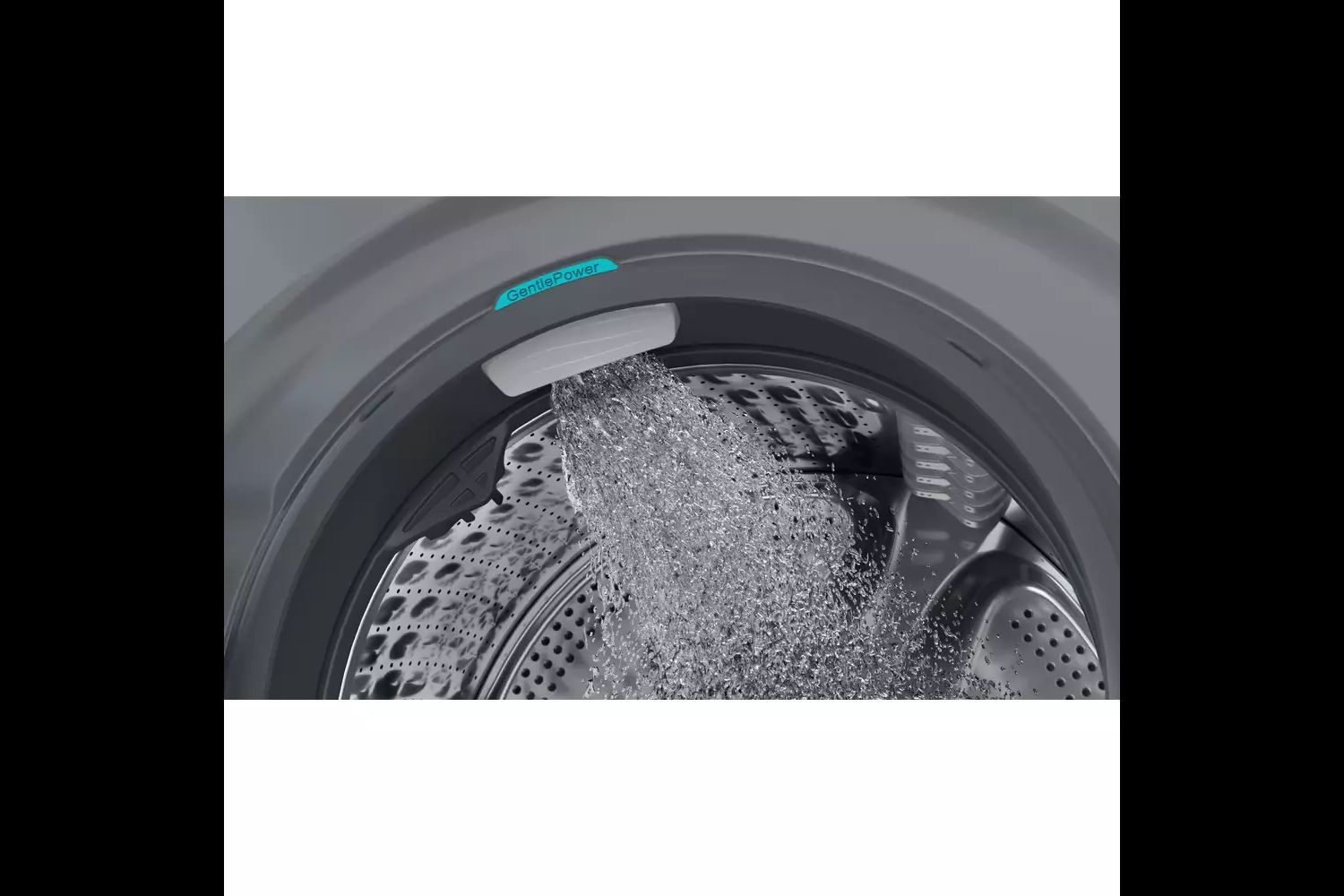 Hotpoint H8 99ADS GPOWER 9kg 1400rpm Washing Machine - Silver, A Energy Rating, With GentlePower & AutoDose