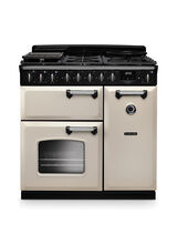 RANGEMASTER CLDL90DFPPCR/CM1 Classic Deluxe 90cm Dual Fuel Pale Cream/Chrome
