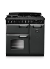 RANGEMASTER CLDL90DFPSLT/CM1 Classic Deluxe 90cm Dual Fuel Slate/Chrome