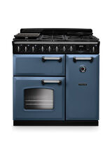 RANGEMASTER CLDL90DFPSTB/CM1 Classic Deluxe 90cm Dual Fuel Stone Blue/Chrome