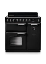 RANGEMASTER CLDL90EIPCBL/CM1 Classic Deluxe 90cm Induction Charcoal Black/Chrome