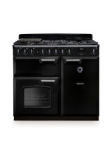 RANGEMASTER CLDL100DFPGBL/CM1 Classic Deluxe 100cm Dual Fuel Black/Chrome