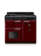 RANGEMASTER CLDL100DFPBOR/CM1 Classic Deluxe 100cm Dual Fuel Bordeaux/Chrome