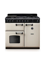 RANGEMASTER CLDL100DFPPCR/CM1 Classic Deluxe 100cm Dual Fuel Pale Cream/Chrome