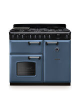 RANGEMASTER CLDL100DFPSTB/CM1 Classic Deluxe 100cm Dual Fuel Stone Blue/Chrome