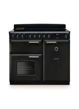 RANGEMASTER CLDL100EIPCBL/CM1 Classic Deluxe 100cm Induction Charcoal Black/Chrome
