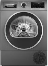BOSCH WQG245R2GB Series 6 9kg Heat-Pump Tumble Dryer - Cast Iron Grey