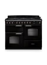 RANGEMASTER CLDLO110DFPGBL/CM1 Classic Deluxe 110cm OC Dual Fuel Black/Chrome