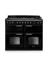 RANGEMASTER CLDLB110DFPGBL/CM1 Classic Deluxe 110cm BC Dual Fuel Black/Chrome