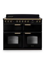 RANGEMASTER CLDLB110EIPGBL/AB1 Classic Deluxe 110cm BC Induction Black/Antique Brass