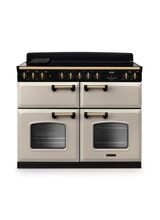 RANGEMASTER CLDLB110EIPPCR/AB1 Classic Deluxe 110cm BC Induction Pale Cream/Antique Brass