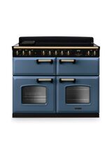 RANGEMASTER CLDLB110EIPSTB/AB1 Classic Deluxe 110cm BC Induction Stone Blue/Antique Brass