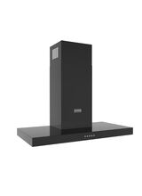 STOVES 444411648 Sterling 110T Flat Chimney Hood Black