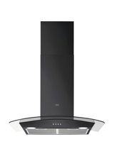 AEG DTX3840B 5000 80cm Cooker Hood - Black
