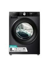 HISENSE WF3S8043BB3 8KG 1400 Spin Washing Machine - Black