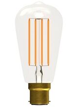 BELL 60775 3.3W BC LED Vintage Squirrel Cage Clear Glass 2700