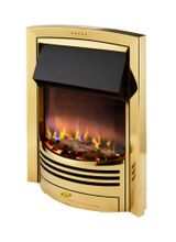 DIMPLEX GLN20BR3D Glencoe Optiflame 3D Inset Electric Fire Brass