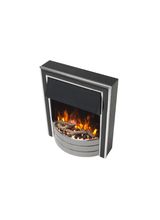 DIMPLEX 500000952 Skeldon Optiflame XHD Inset Fire - Black/Chrome