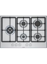 BOSCH PGM7B5K90 Series 4 75cm 5 Burner Gas Hob - Stainless Steel