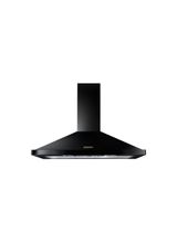 RANGEMASTER RHDC90BL/B 90cm Chimney Hood Black/Brass