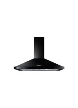 RANGEMASTER RHDC90BL/C 90cm Chimney Hood Black/Chrome