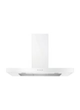 RANGEMASTER UHDF90WH/ 90cm Flat Hood White/Chrome