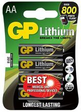 GP Lithium AA Battery 4pk GPPCL15LF005
