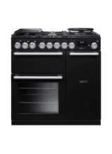 RANGEMASTER NEX90DFPGBL/CM1 New Nexus 90 Gloss Black Dual Fuel