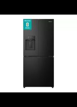 HISENSE RQ5P470SYFD Total No Frost American Fridge Freezer - Black