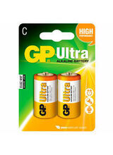 GP Ultra C Alkaline Battery 2pk
