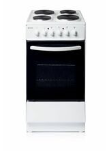 HADEN HES50W 50cm Single Oven Electric Cooker White