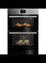 AEG GU5CP20M 59.4cm Built-In Multifunction Double Oven - Stainless Steel