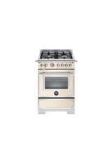 Bertazzoni HER64L1EAVT2 Heritage 60cm Range Cooker Single Oven Dual Fuel Ivory
