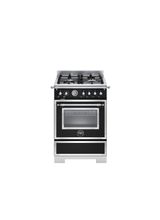 Bertazzoni HER64L1ENET2 Heritage 60cm Range Cooker Single Oven Dual Fuel Matt Black