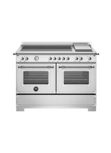 Heritage 120cm Range Cooker Twin Oven with Griddle Induction Stainless Steel HER125I2EXT2