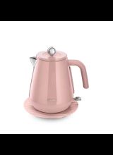 DELONGHI KBY3001.PK 1.7L Eclettica Kettle - Playful Pink