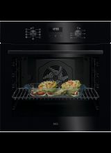 AEG OU5AB20XK 59.6cm Built In Electric Single Oven - Black