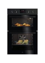 AEG OU5CP40B 600 Series Built-In Electric Double Oven - Black