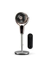 Prem-I-Air EH5430 10" Multi Oscillating Stand Fan Black and Gold