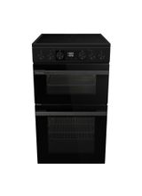 HISENSE HDCEC5C10B 50cm Double Oven Electric Cooker - Black