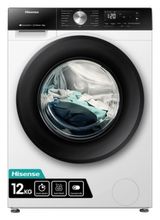 HISENSE WF3S1243BW3 12kg 1400 Spin Steam Washing Machine - White