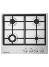 FISHER &amp; PAYKEL CG604DLPX1 60cm 4 Burner LPG Gas Hob - Stainless Steel