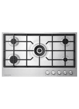 FISHER &amp; PAYKEL CG905DLPX1 90cm 5 Burner LPG Gas Hob - Stainless Steel